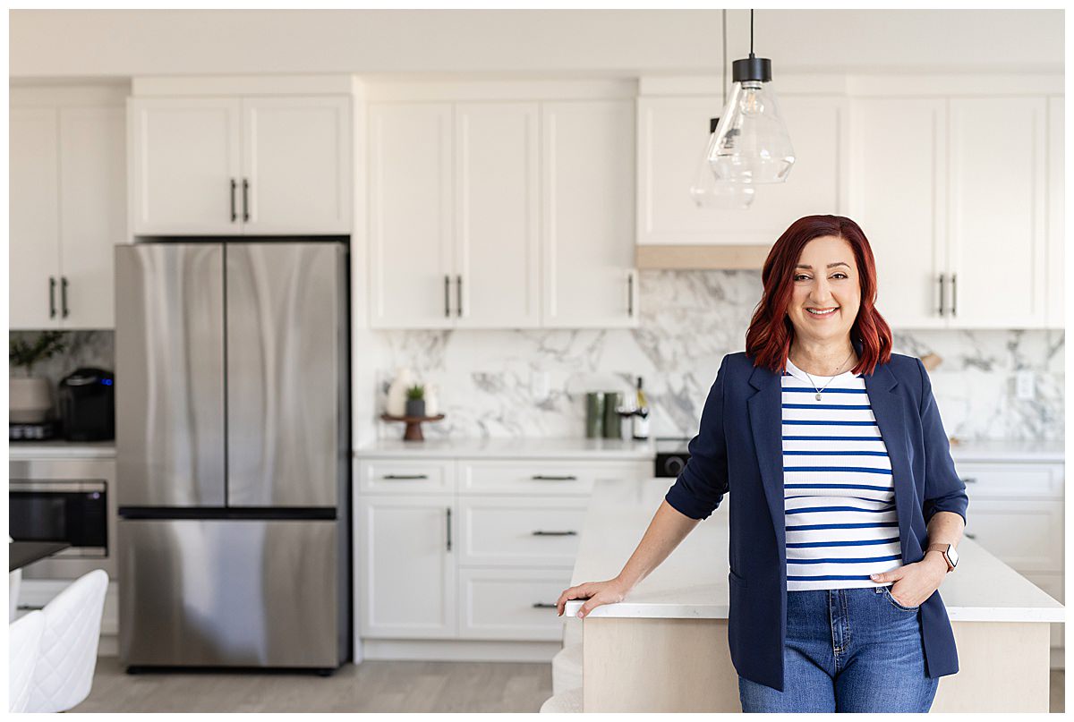 Edmonton realtor Laura Tosto during her personal brand photography session