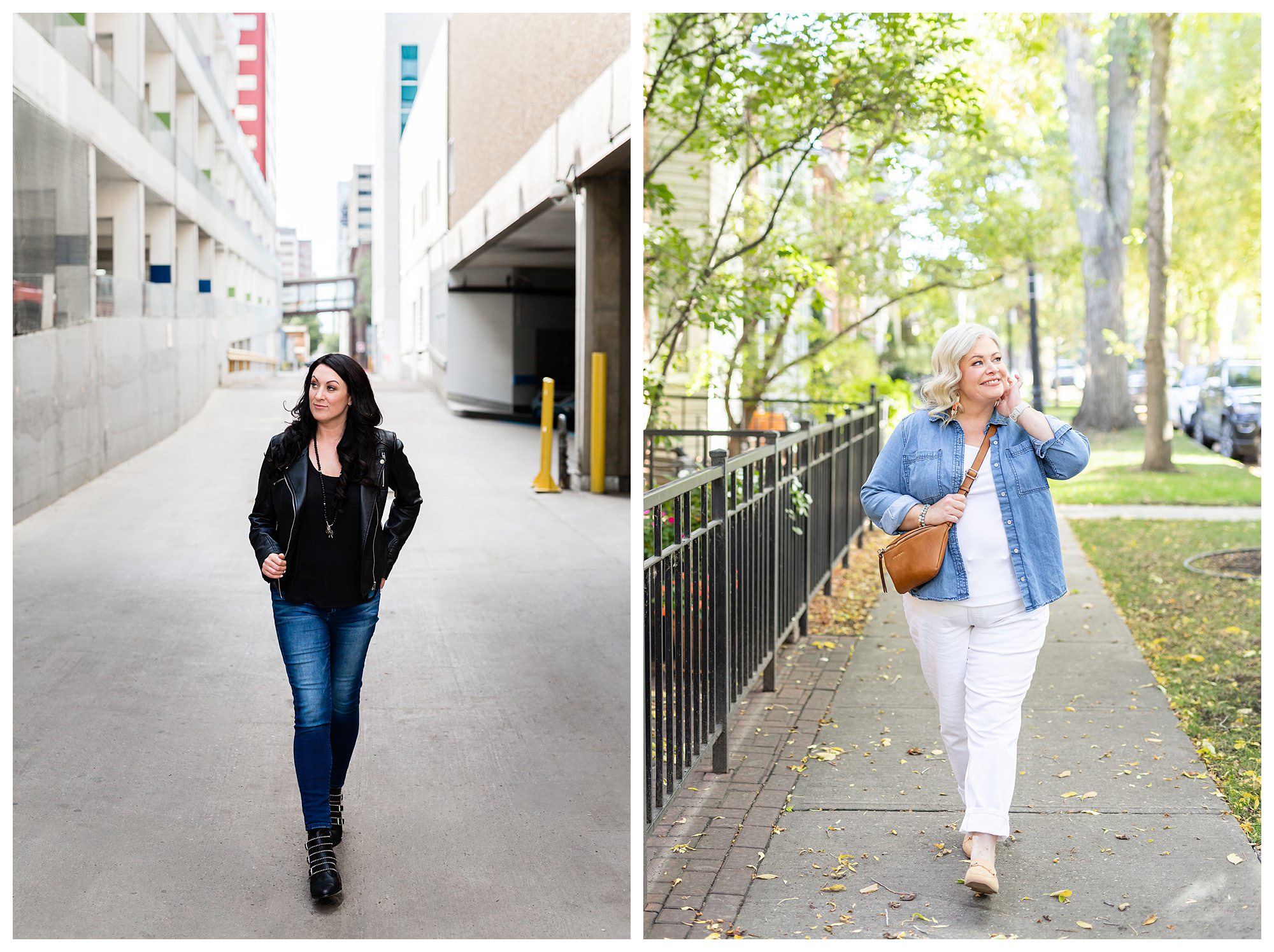 Personal style photographed during an Edmonton brand photoshoot
